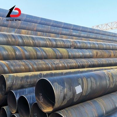 China Manufacturer Supply Ms Welded Carbon Steel Tube ASTM A53 A106 Gr. B Sch 40 Black Iron SSAW Weld Round Pipe