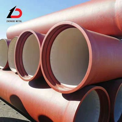 Customized 8 Inch Large Diameter Coating K7 K9 Class Ductile Cast Iron Pipe 800mm Ductile Iron Pipe 300mm Prices Per Ton for Sale