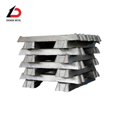600mm X 750mm Remelting 15kg 20kg Al7 Al8 Al9 99.98% 99.99% Aluminium Ingot
