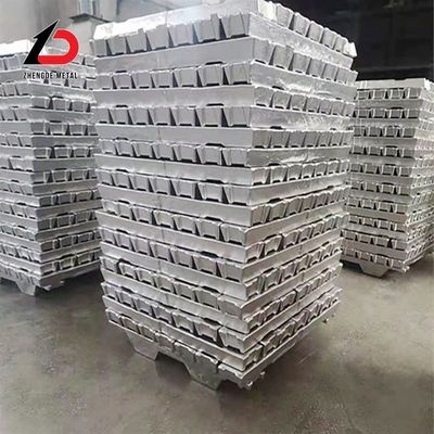 600mm X 750mm Remelting 15kg 20kg Al7 Al8 Al9 99.98% 99.99% Aluminium Ingot