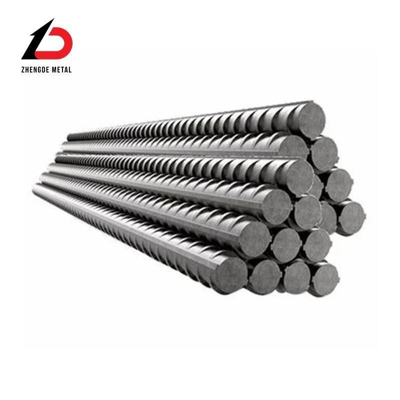 ASTM Standard HRB500 HRB400 Hrb600 Construction Concrete Deformed Corrugated Grade 40 60 Reinforced Screwed Round Iron Steel Rod Bar Rebar