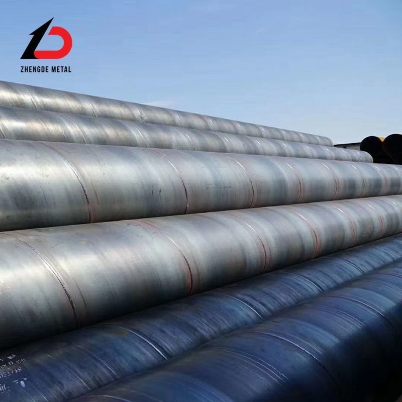 China Manufacturer Supply Ms Welded Carbon Steel Tube ASTM A53 A106 Gr. B Sch 40 Black Iron SSAW Weld Round Pipe