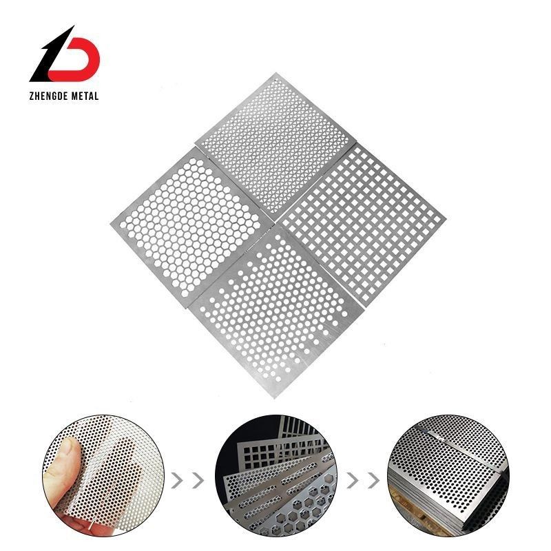 Factory Sale Aluminium/304 Stainless Steel Perforated Metal Panel/ Perforated Metal Mesh