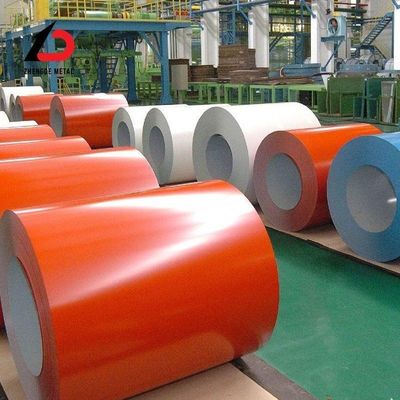 Sản xuất Hot/Cold Rolling Pre-Galvanized Ral Color Coated PPGI PPGL Steel Coil Dx53D Dx54D SGCC Sgcd S250gd Trọng lượng cuộn 0,5t-25t