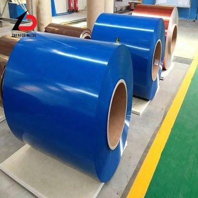 0.5t-25t Roll Weight Color Coated Galvanized Steel Coil PPGI Prepainted Gi Coil để sản xuất và điều tra về làm bằng