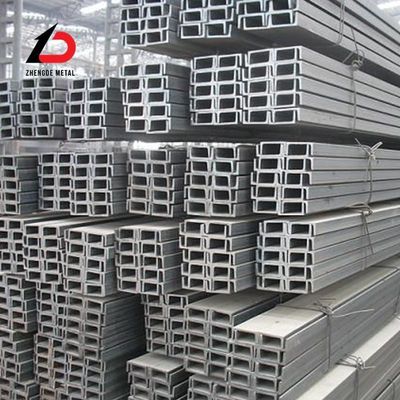Thép carbon cán nóng Q195 Q235 Q345 Q235D Q275 Q275b C Channel Bar Thép U Bar cho hỗ trợ cấu trúc trong xây dựng