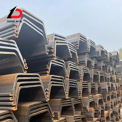 Cấu trúc hình Z kích thước lạnh nóng cán thép carbon tấm đống cho Cofferdam giá nhà máy