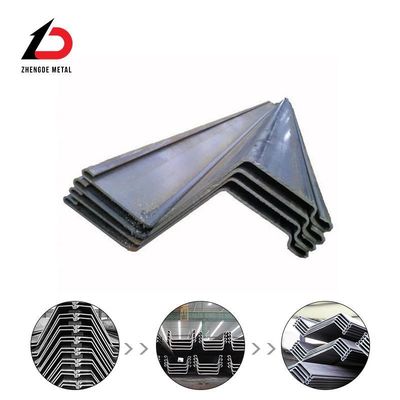 Lăn nóng PU32-1 PU32+1 PU 32 Larsen 10,5 Độ dày Sy295 Loại U Z II 2 Hình dạng Mild Low Carbon Steel Sheet Piles Giá nhà máy