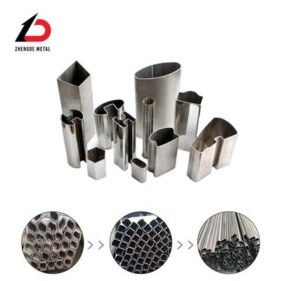 Special Shape Tube Pipe Fabrication Factory Custom Special Shaped Section Welded Steel 304 201 316 Tam giác thép không gỉ GB