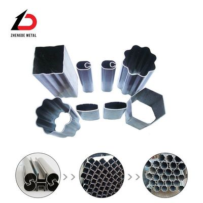 ASTM/JIS/GB/ISO hợp kim hàn nóng cán tùy chỉnh kéo lạnh S235jr Q345 Tam giác Pentagon Tam giác đặc biệt hình ống cacbon rỗng hình đặc biệt ống thép