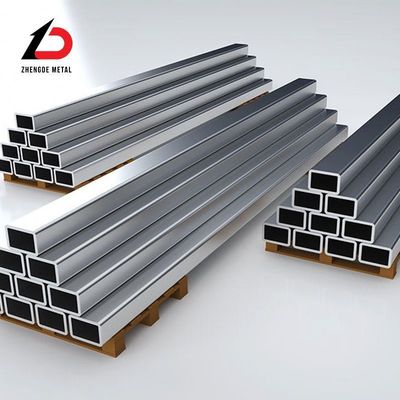 Thiết kế trang trí chất lượng cao AISI 201 304 316 430 hình chữ nhật hình vuông Ss Hairline Hull Section Stainless Steel Square Pipe/Tube
