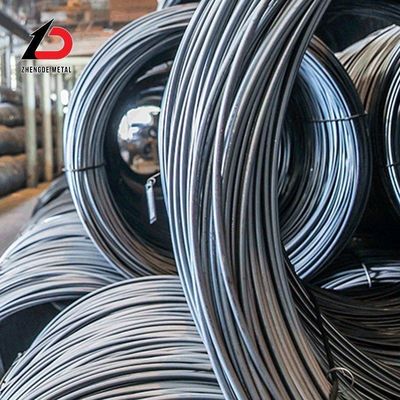 SAE1008/Q195 Ms Thép thấp carbon dây thừng, dây làm móng, 5.5mm 6.5mm 8mm dây giá lượng cao dây thép cán nóng