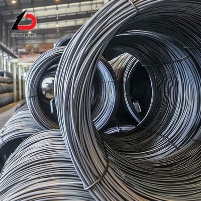 Sản phẩm sẵn 1006 1008 1022 Ms Sản liệu thô của dây đai đinh cao carbon thép dây thép giá sản xuất